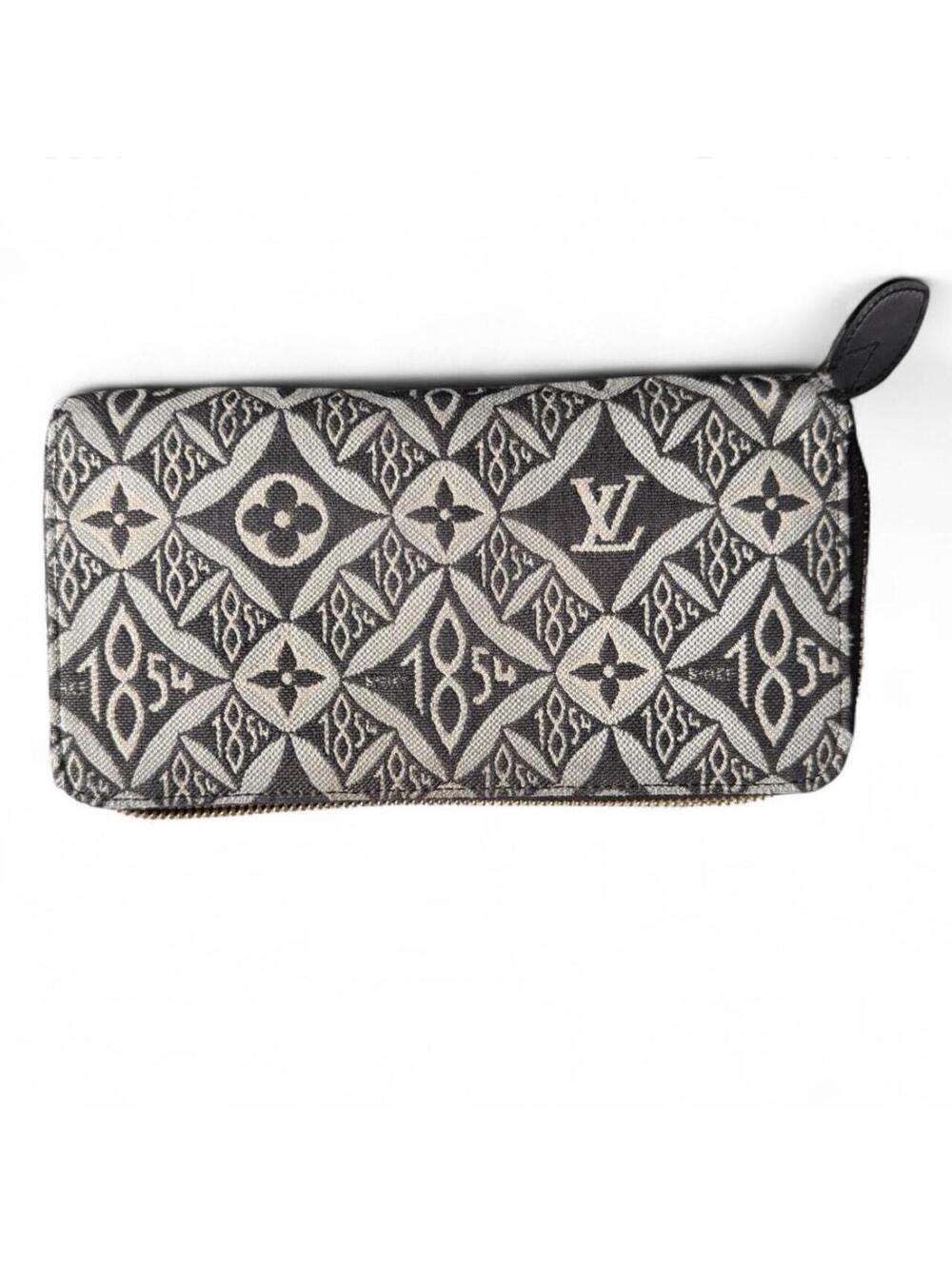 Authentic LV Since 1854 Zippy Wallet – Rare Gray Jacquard